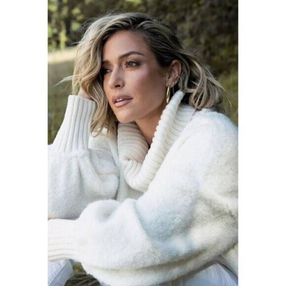 FREE PEOPLE Milo Tunic Sweater in Evening Cream Size X-Small - Picture 11 of 15